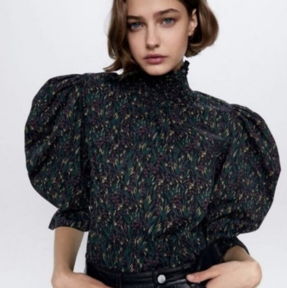 Zara Floral Blouse